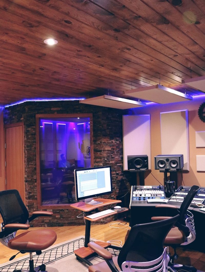 Inside a Music Studio Inside a Music Studio